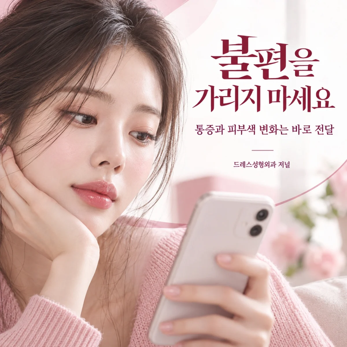 불편한 증상을 가리지 않고 전달하는 메모 카드