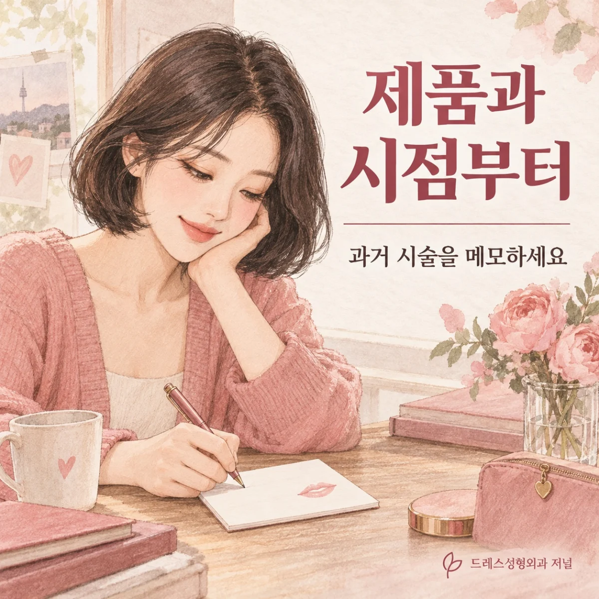 제품과 시점부터 — 과거 시술을 메모하세요