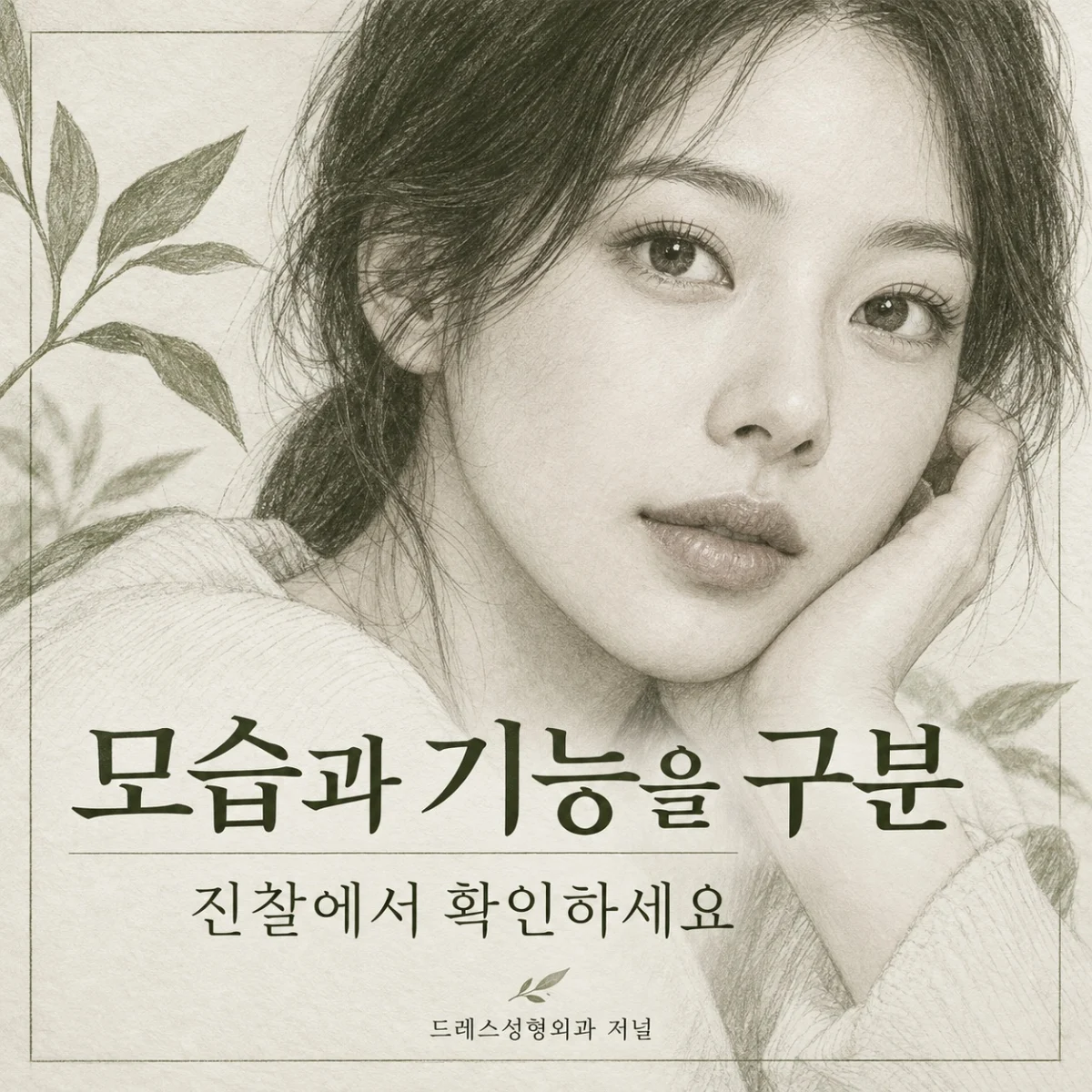 모습과 기능을 구분 — 진찰에서 확인하세요