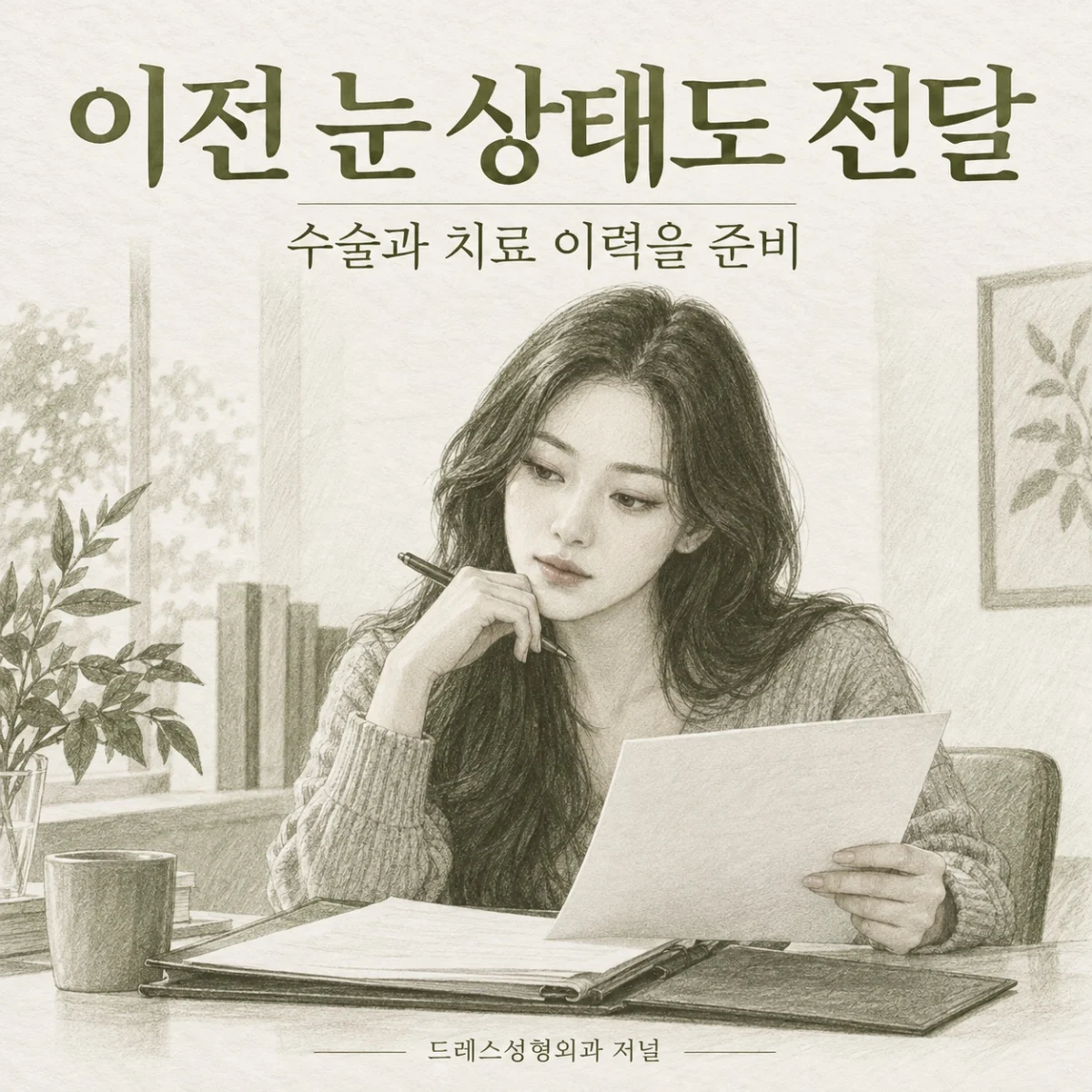 이전 눈 상태도 전달 — 수술과 치료 이력을 준비