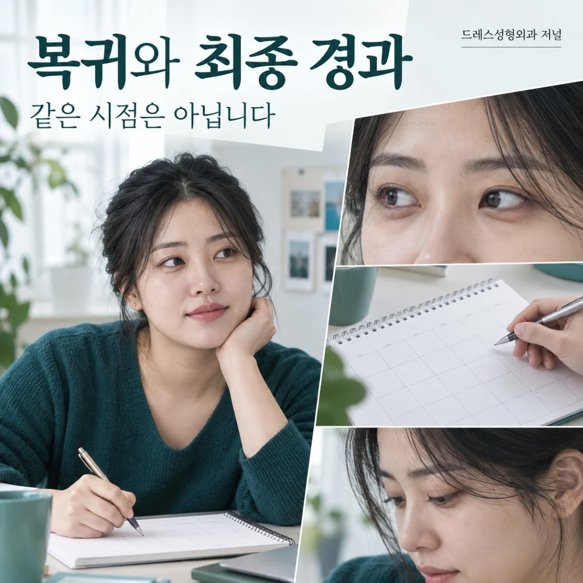 복귀와 최종 경과 — 같은 시점은 아닙니다