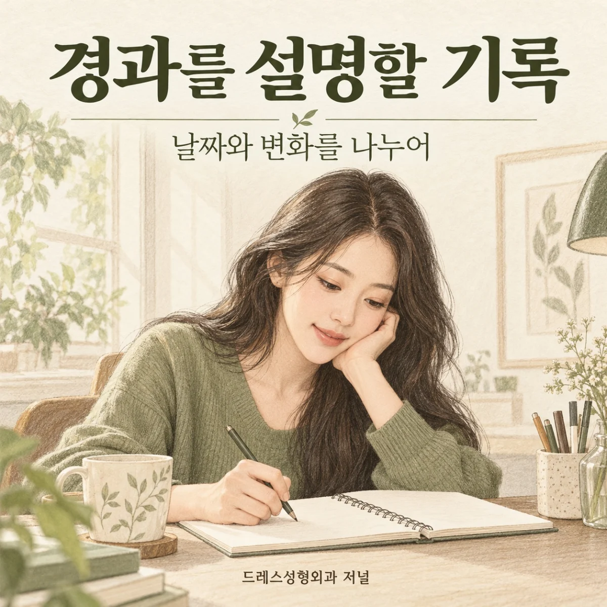 경과를 설명할 기록 — 날짜와 변화를 나누어