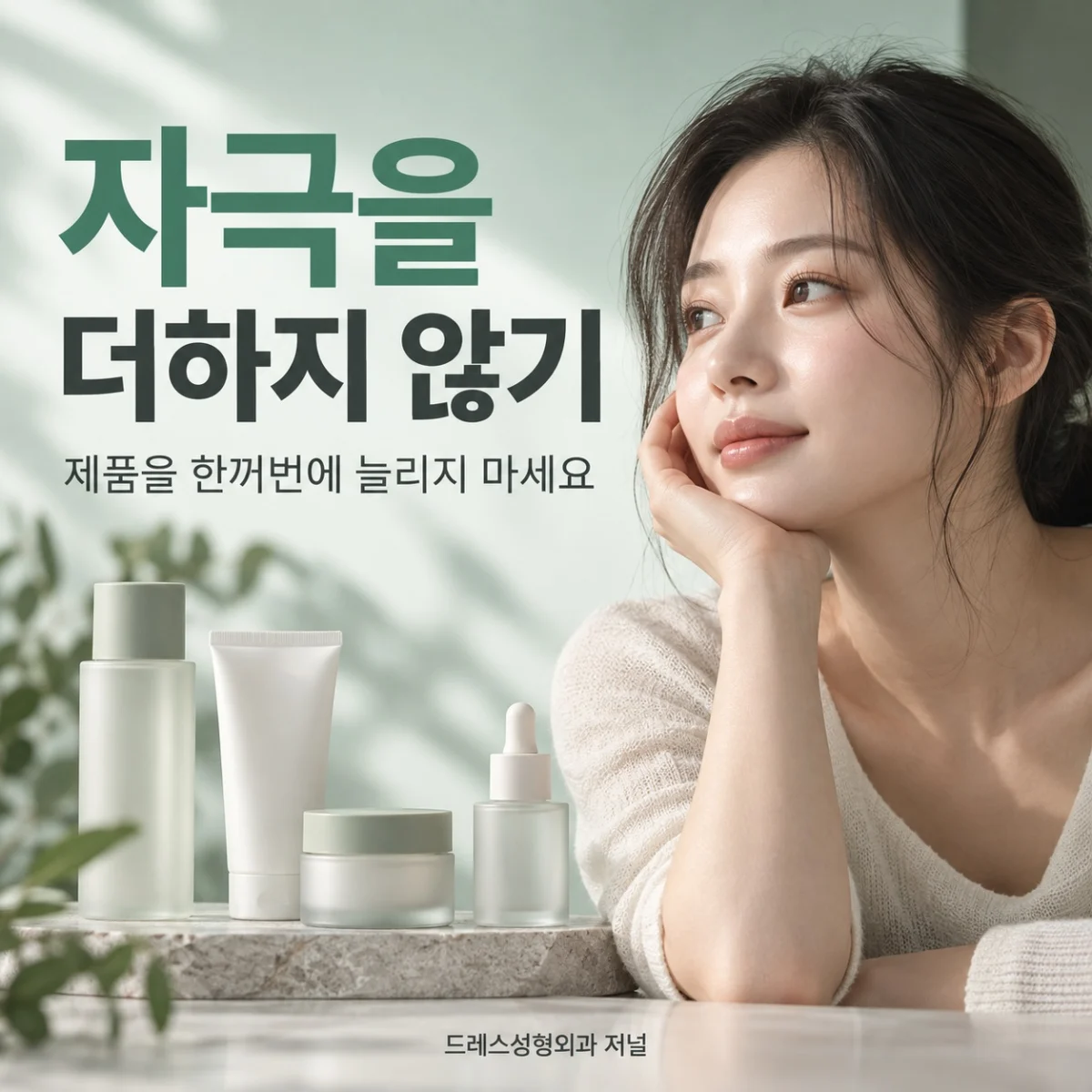 자극을 더하지 않기 — 제품을 한꺼번에 늘리지 마세요