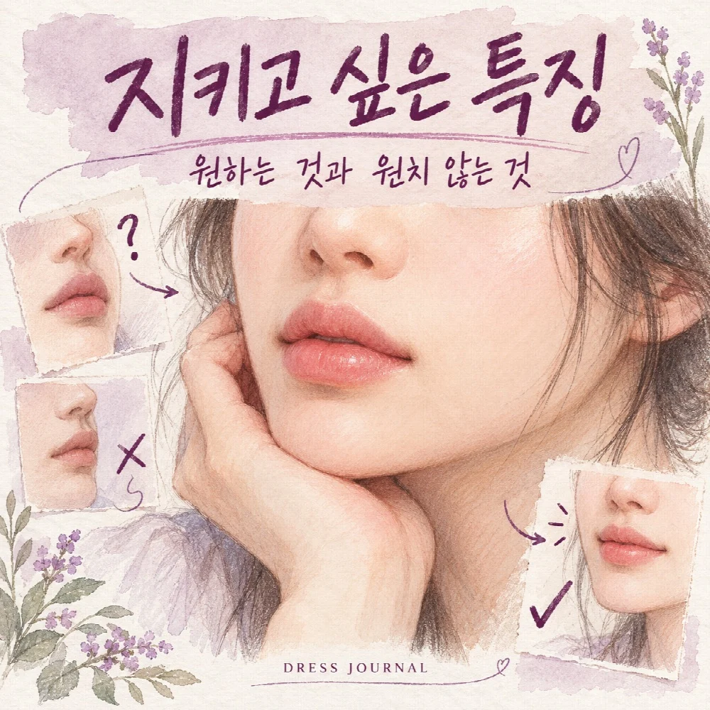지키고 싶은 특징 — 원하는 것과 원치 않는 것