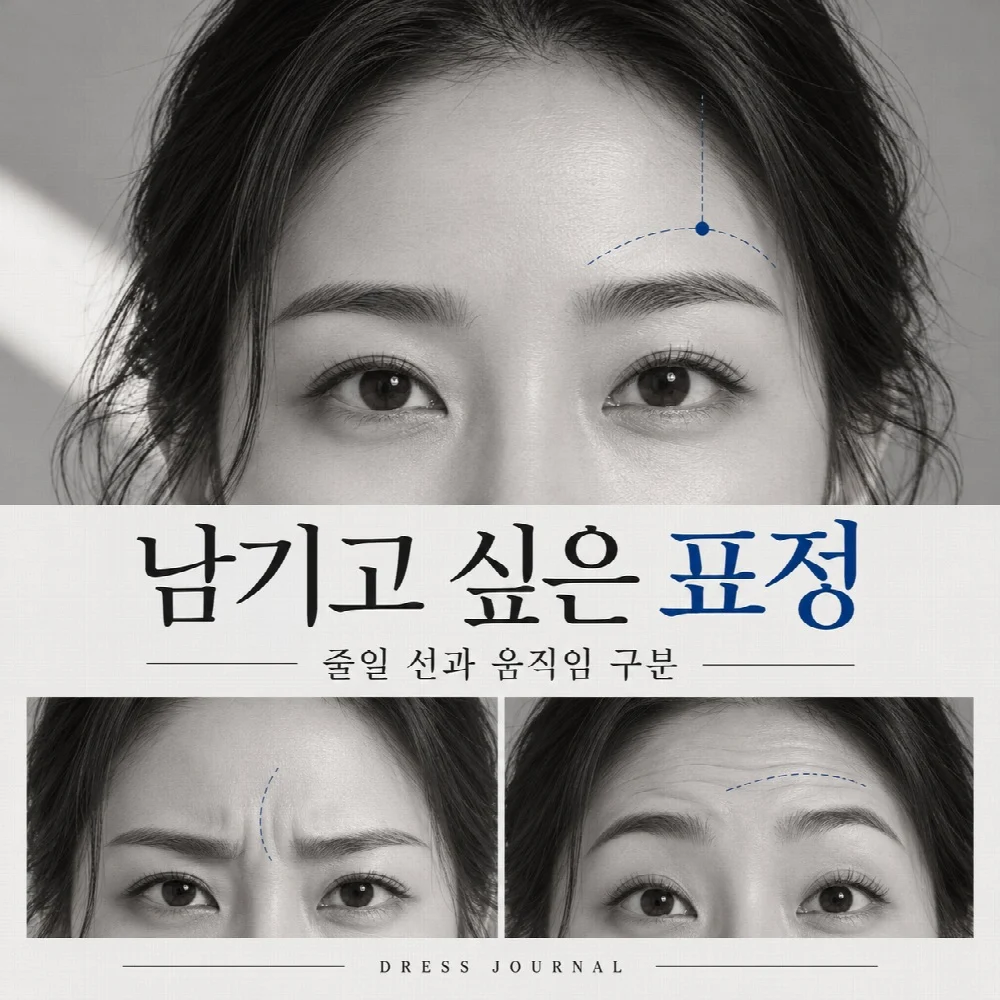 남기고 싶은 표정 — 줄일 선과 움직임 구분