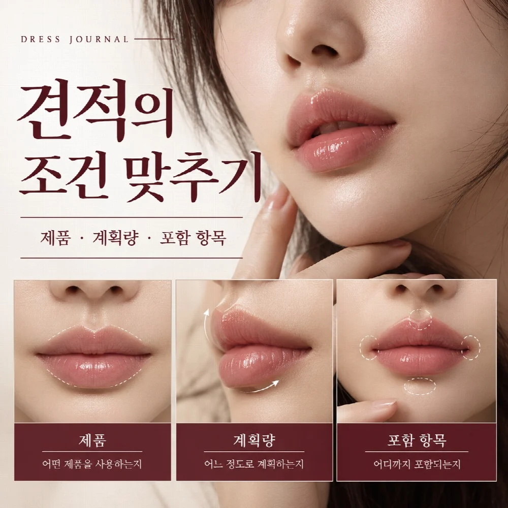 견적의 조건 맞추기 — 제품 · 계획량 · 포함 항목