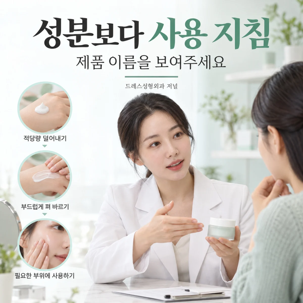 성분보다 사용 지침 — 제품 이름을 보여주세요