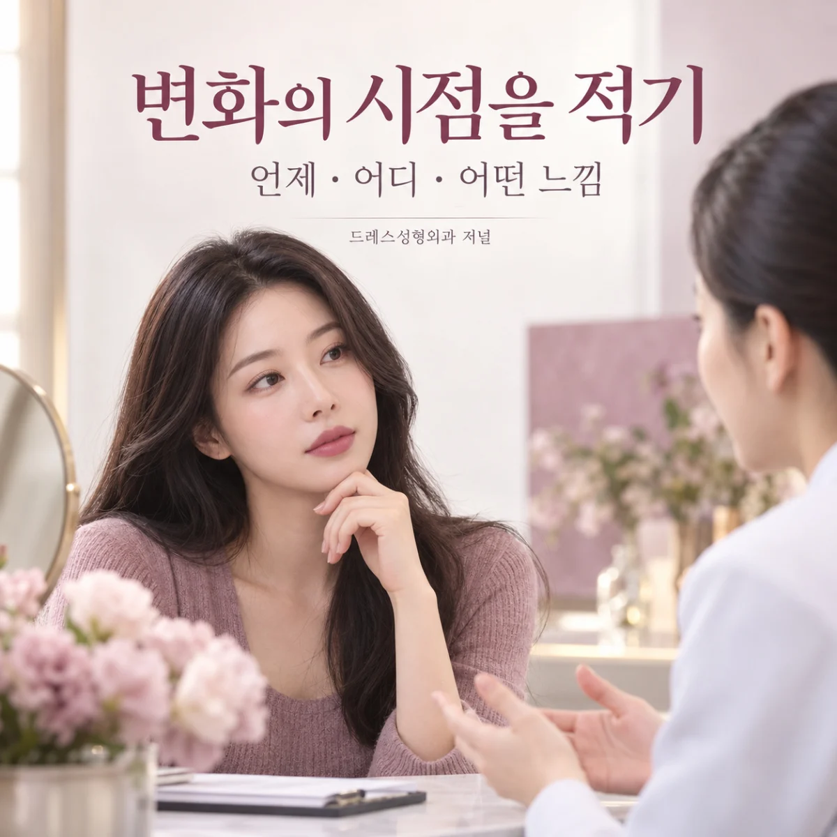 변화의 시점을 적기 — 언제 · 어디 · 어떤 느낌