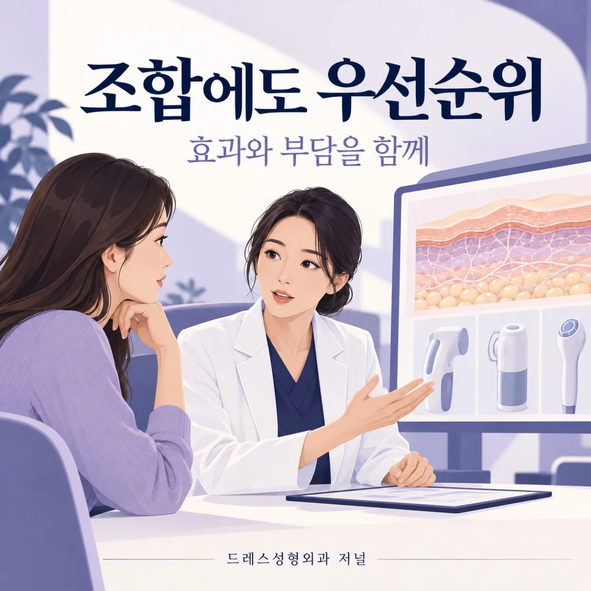 조합에도 우선순위 — 효과와 부담을 함께