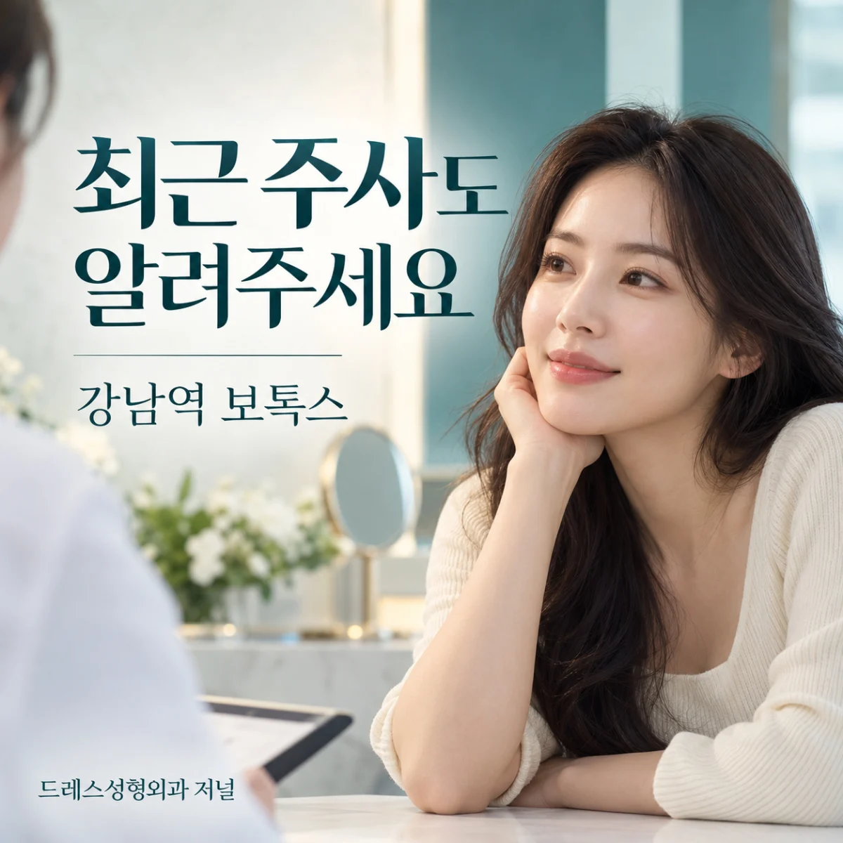 최근 주사도 알려주세요 — 강남역 보톡스