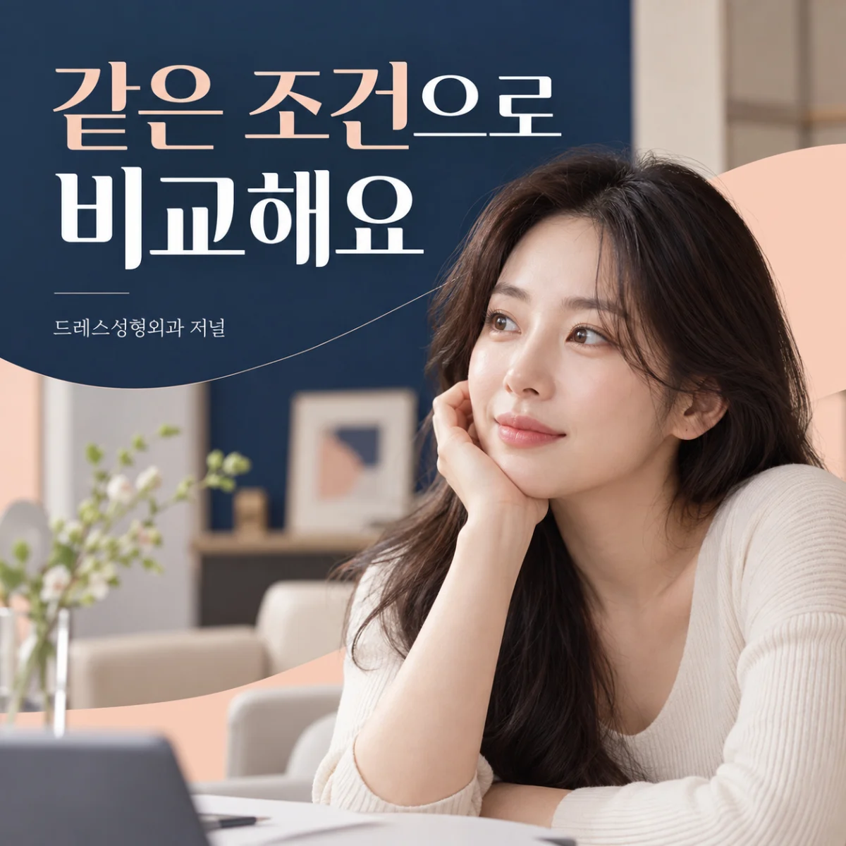 같은 조건으로 비교해요 — 드레스성형외과 저널