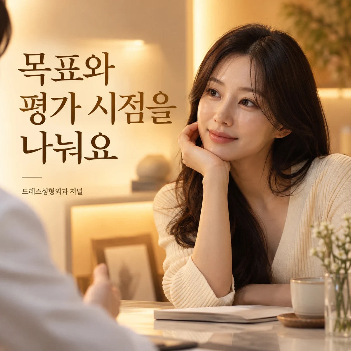 목표와 평가 시점을 나눠요 — 드레스성형외과 저널