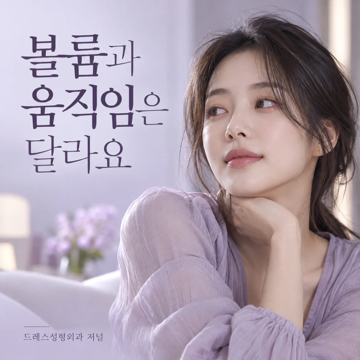 볼륨과 움직임은 달라요 — 드레스성형외과 저널