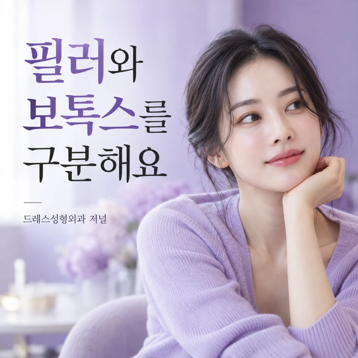 필러와 보톡스를 구분해요 — 드레스성형외과 저널