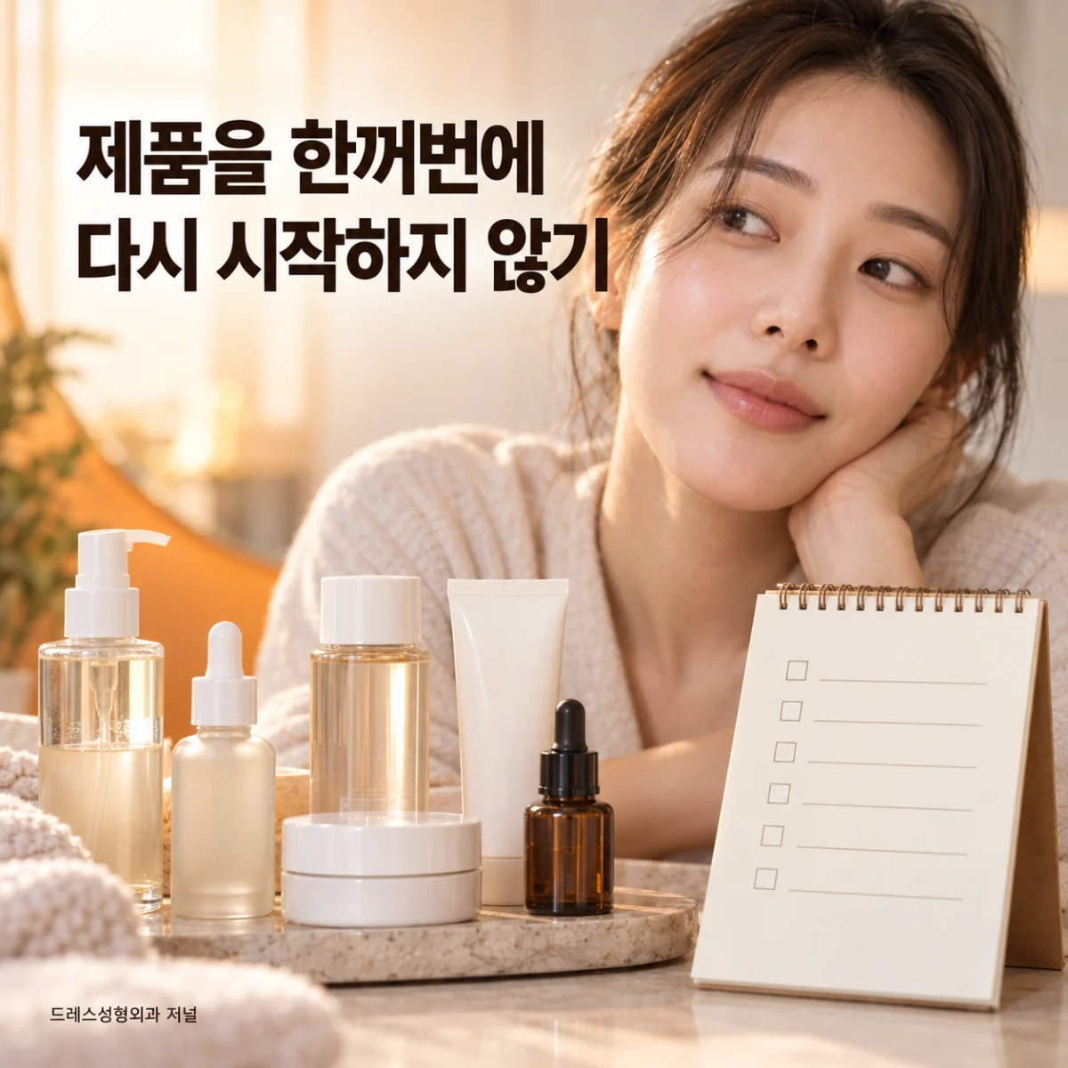 제품을 한꺼번에 다시 시작하지 않기 — 이해를 돕기 위한 AI 생성 설명 이미지이며 실제 환자나 치료 결과가 아닙니다.